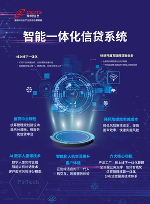 FinTech革新突破 智能一體化信貸系統與人工智能行業應用系統集成服務發布